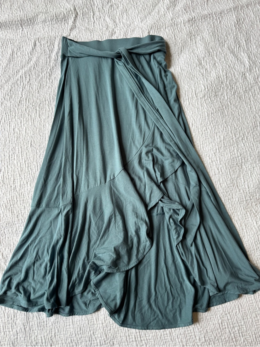 GAP Teal Green Wrap Maxi Skirt
